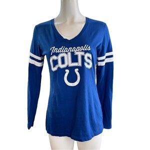 NFL Indianapolis Colts Tee T-shirt Women’s Size L Large Blue